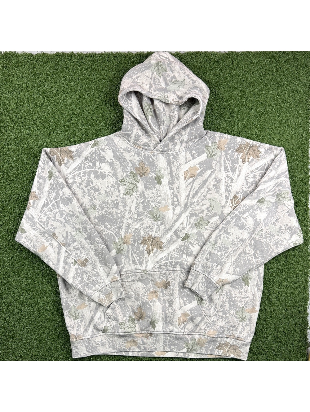 Abercrombie & Fitch Essential Popover Hoodie Camo Realtree Men XLTall SoftAf Y2K